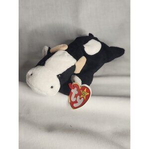 Ty Beanie Babies Daisy The Cow Toy Rodeo Black\White Country Farm Decor